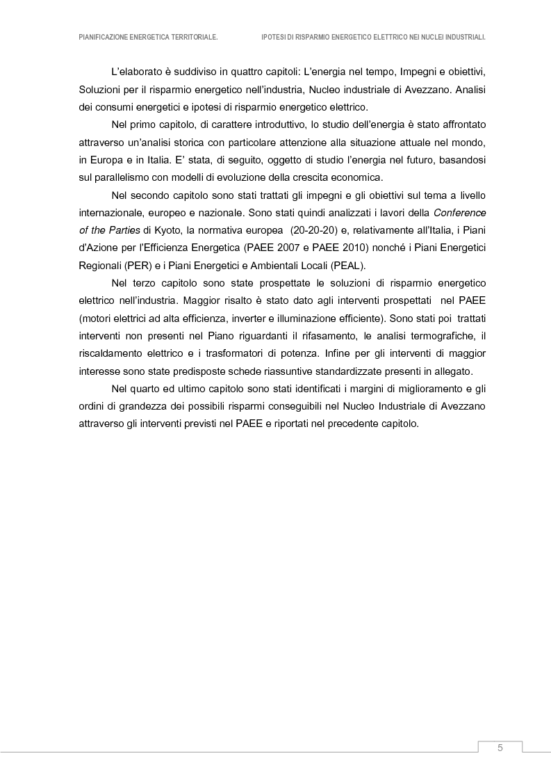 Anteprima della tesi: Ipotesi di risparmio energetico elettrico nelle industrie, Pagina 3