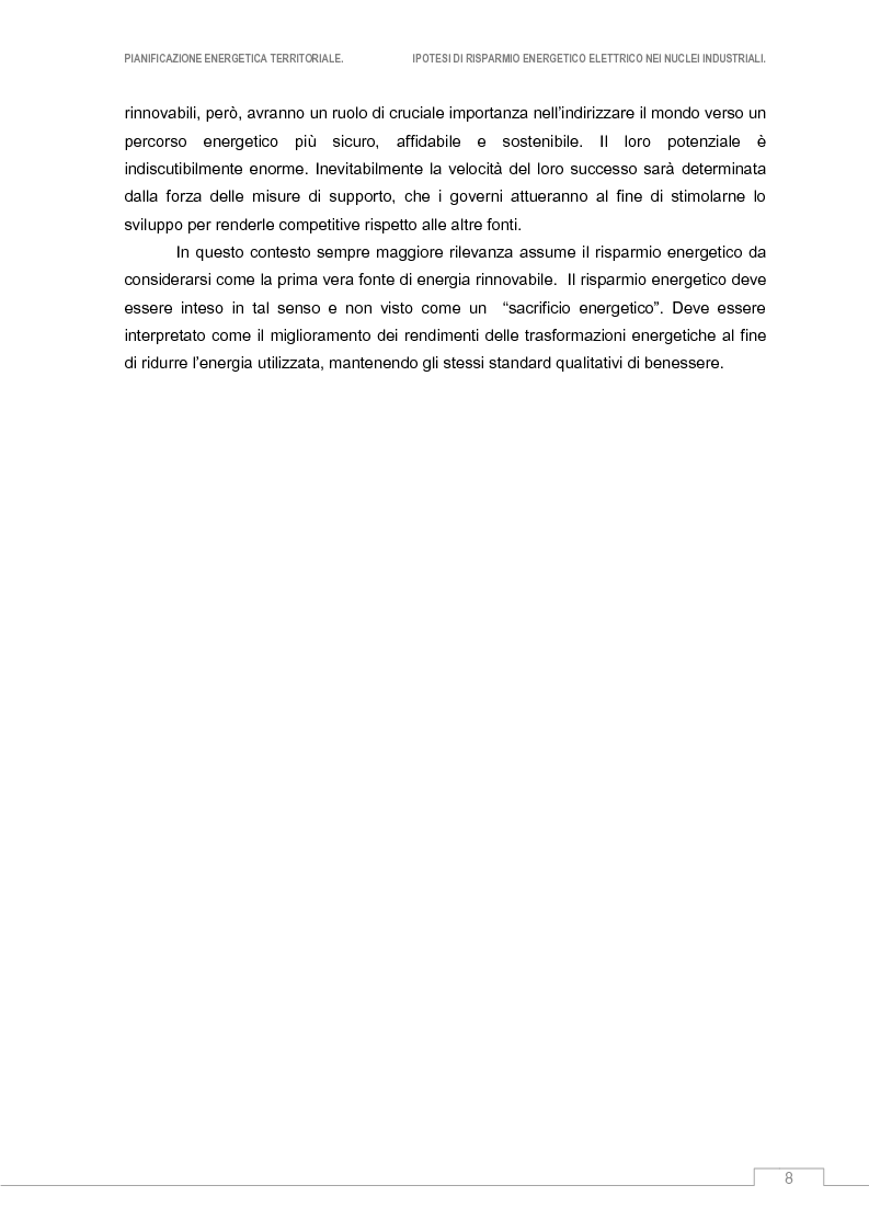 Anteprima della tesi: Ipotesi di risparmio energetico elettrico nelle industrie, Pagina 6