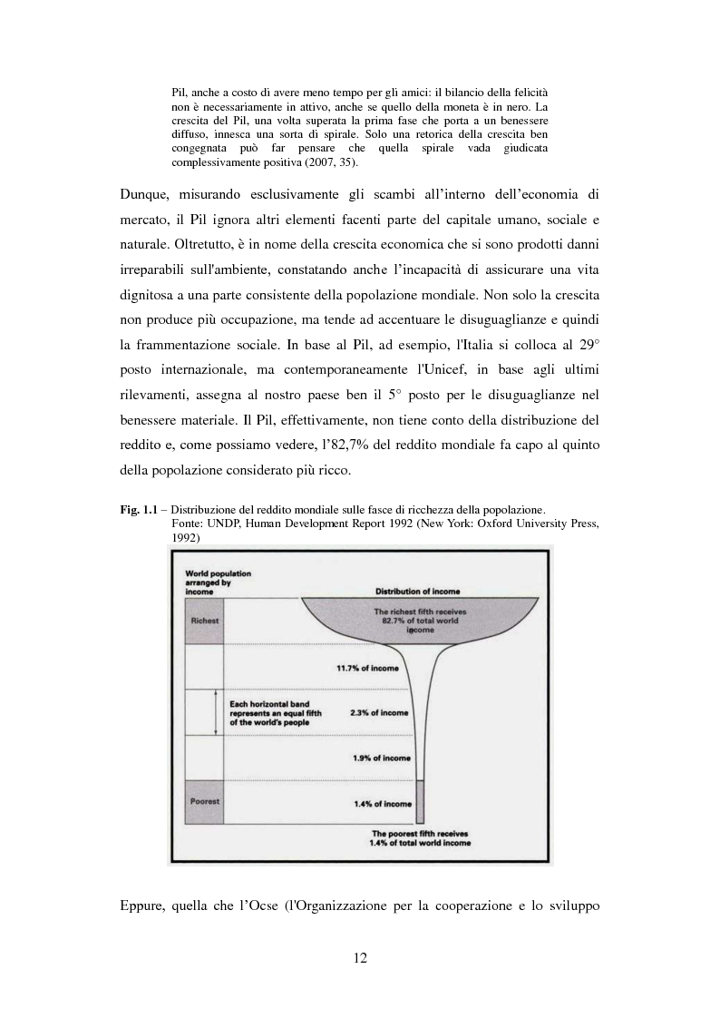 Anteprima della tesi: "Misurare la felicità": opportunità e limiti degli indici di benessere tra Pil e democrazia, Pagina 10
