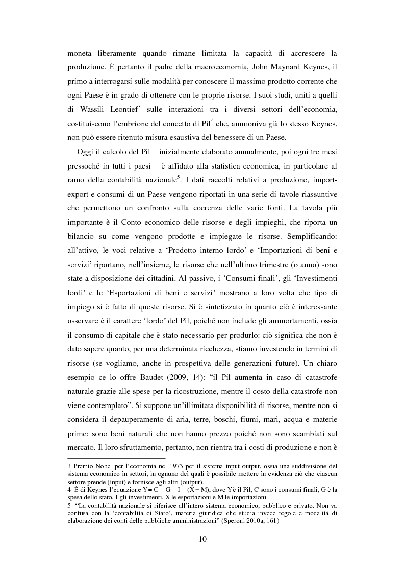 Anteprima della tesi: "Misurare la felicità": opportunità e limiti degli indici di benessere tra Pil e democrazia, Pagina 8