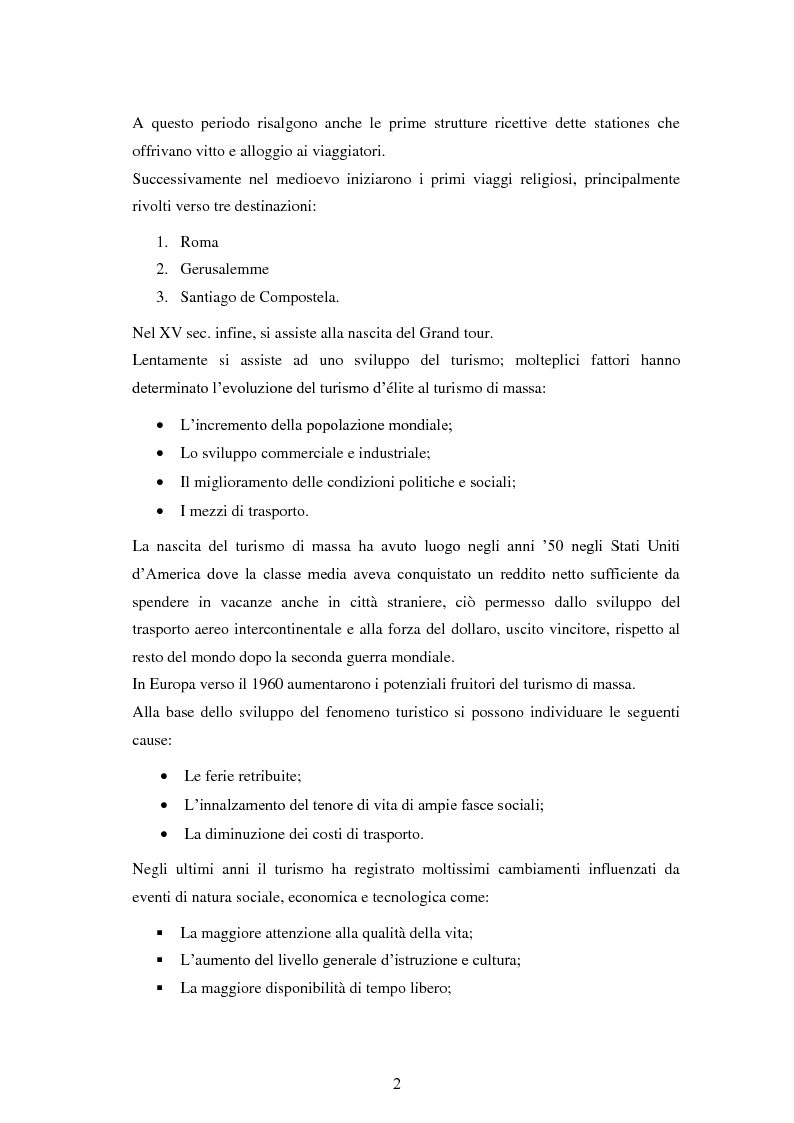 Anteprima della tesi: L'evoluzione della figura del professionista nel turismo, con particolare riguardo alla figura del promoter turistico, Pagina 3