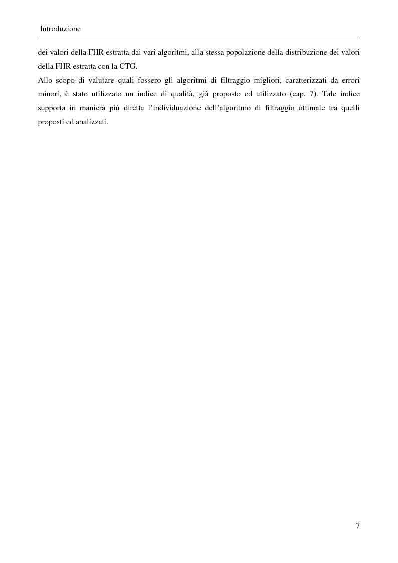 Anteprima della tesi: Sviluppo e confronto di algoritmi di filtraggio del segnale fonocardiografico addominale per l’estrazione della frequenza cardiaca fetale, Pagina 4