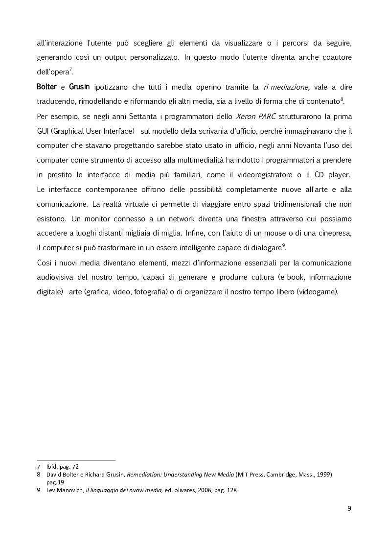 Anteprima della tesi: Il video mapping - nuovi strumenti per l'exhibit design, Pagina 6