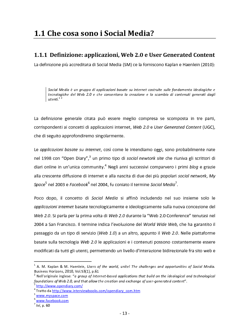 Anteprima della tesi: Business Social Network: potenzialità e limiti del nuovo strumento per candidati, aziende e reclutatori, Pagina 7