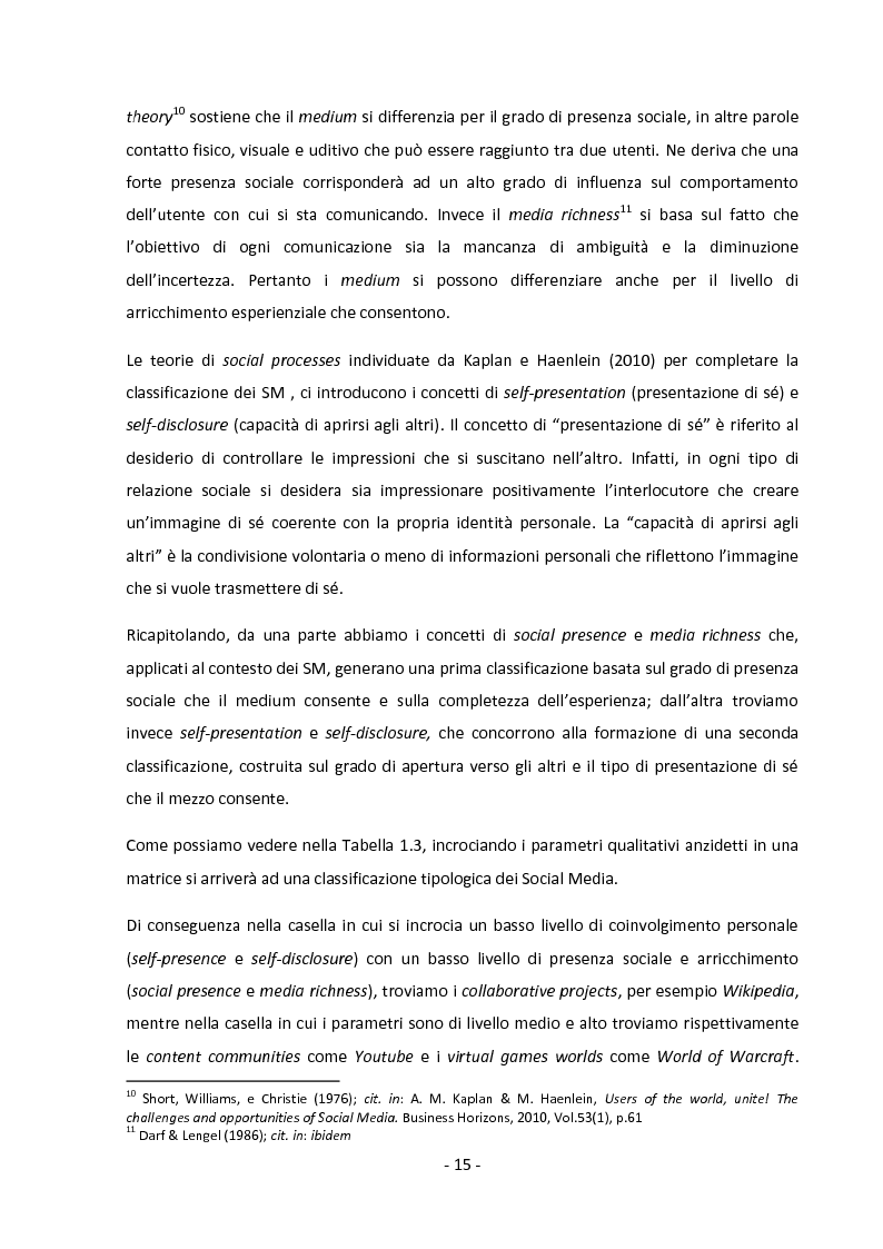 Anteprima della tesi: Business Social Network: potenzialità e limiti del nuovo strumento per candidati, aziende e reclutatori, Pagina 9
