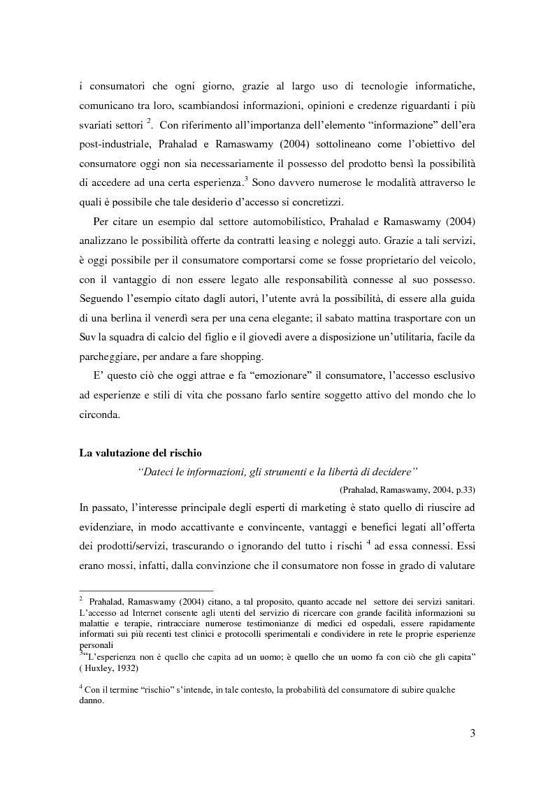 Anteprima della tesi: La strategia della co-creazione di valore: Intercos e il caso Madina Milano, Pagina 5
