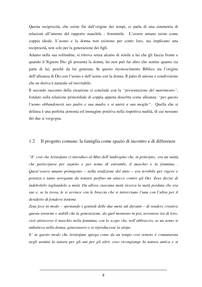 Anteprima della tesi: Figli biologici ed adottivi: destabilizzazioni e momenti di crisi, prevenzione e riparazione, Pagina 5