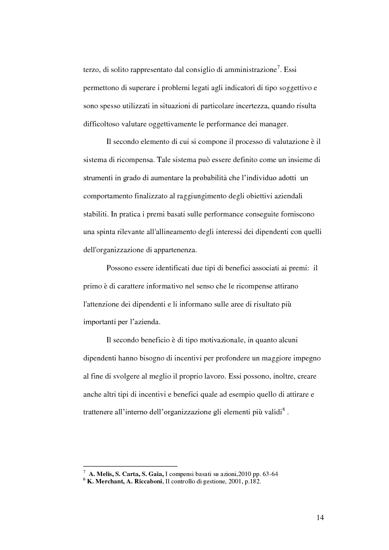 Anteprima della tesi: Stock option: utilità, benefici ed aspetti critici, Pagina 10