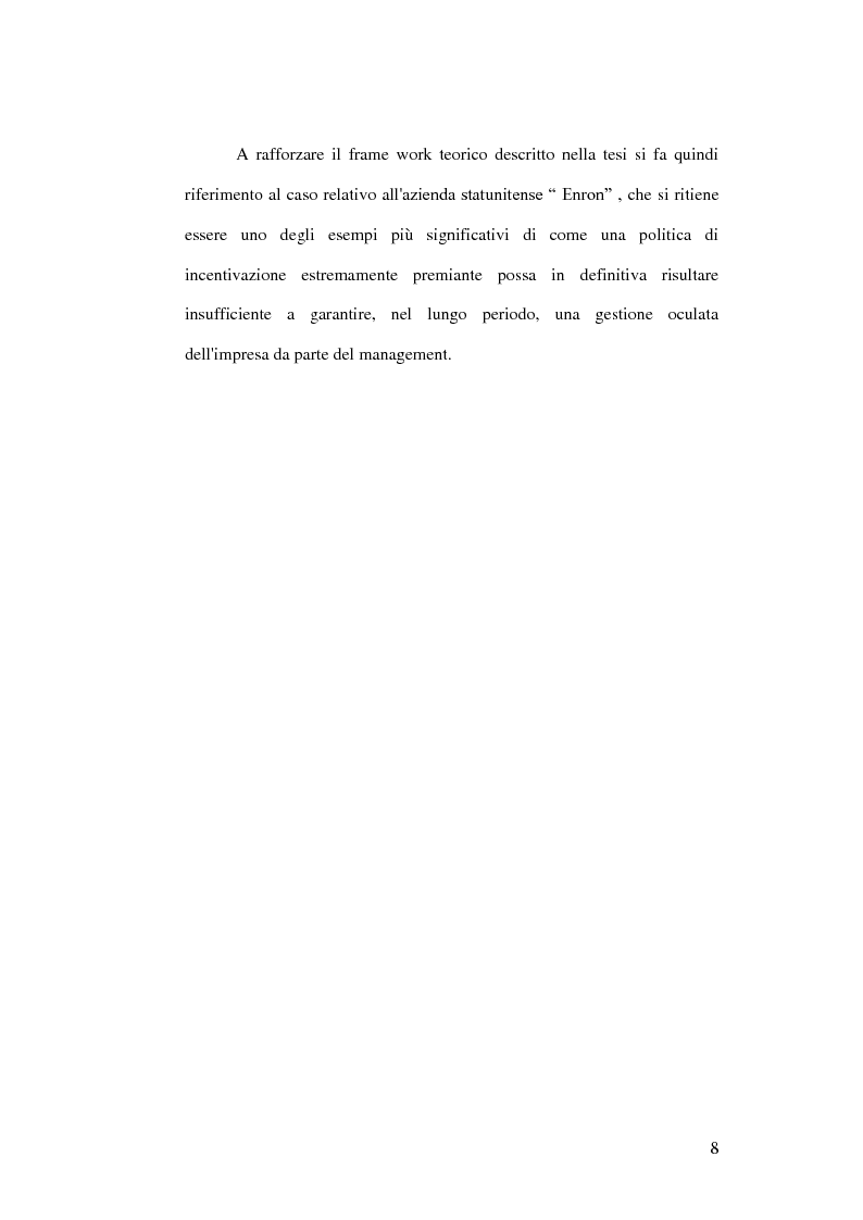 Anteprima della tesi: Stock option: utilità, benefici ed aspetti critici, Pagina 4