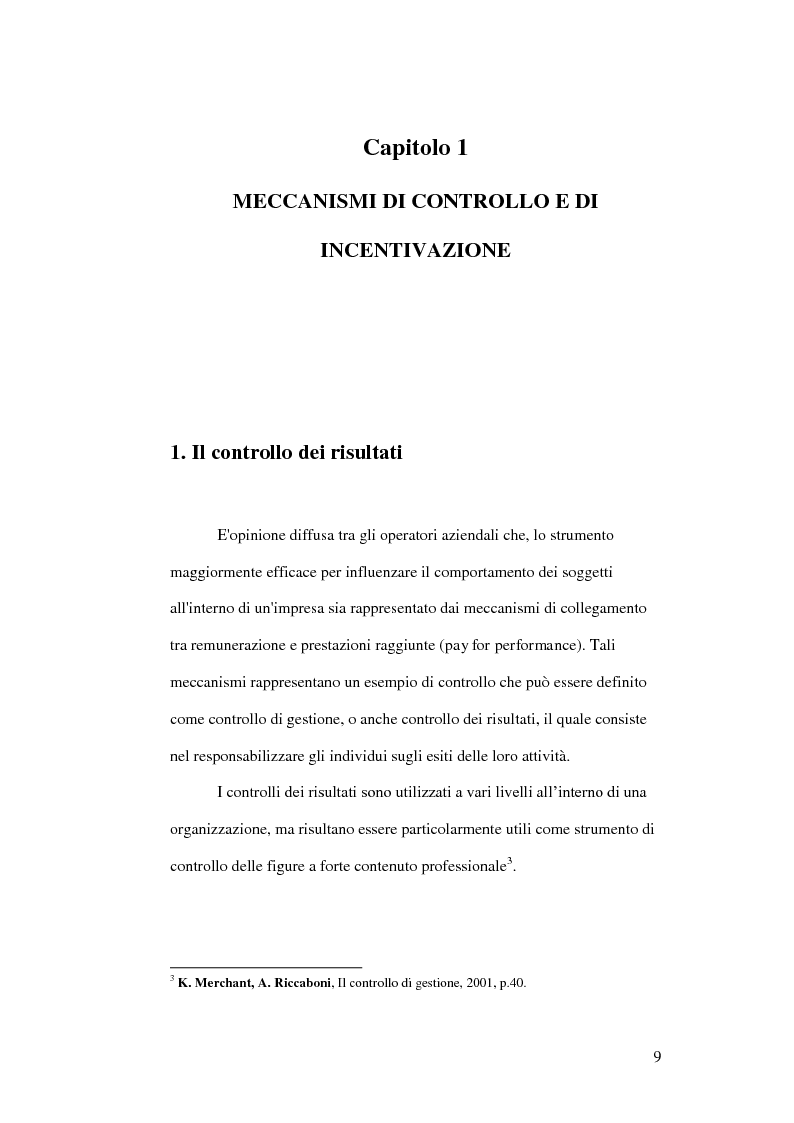 Anteprima della tesi: Stock option: utilità, benefici ed aspetti critici, Pagina 5