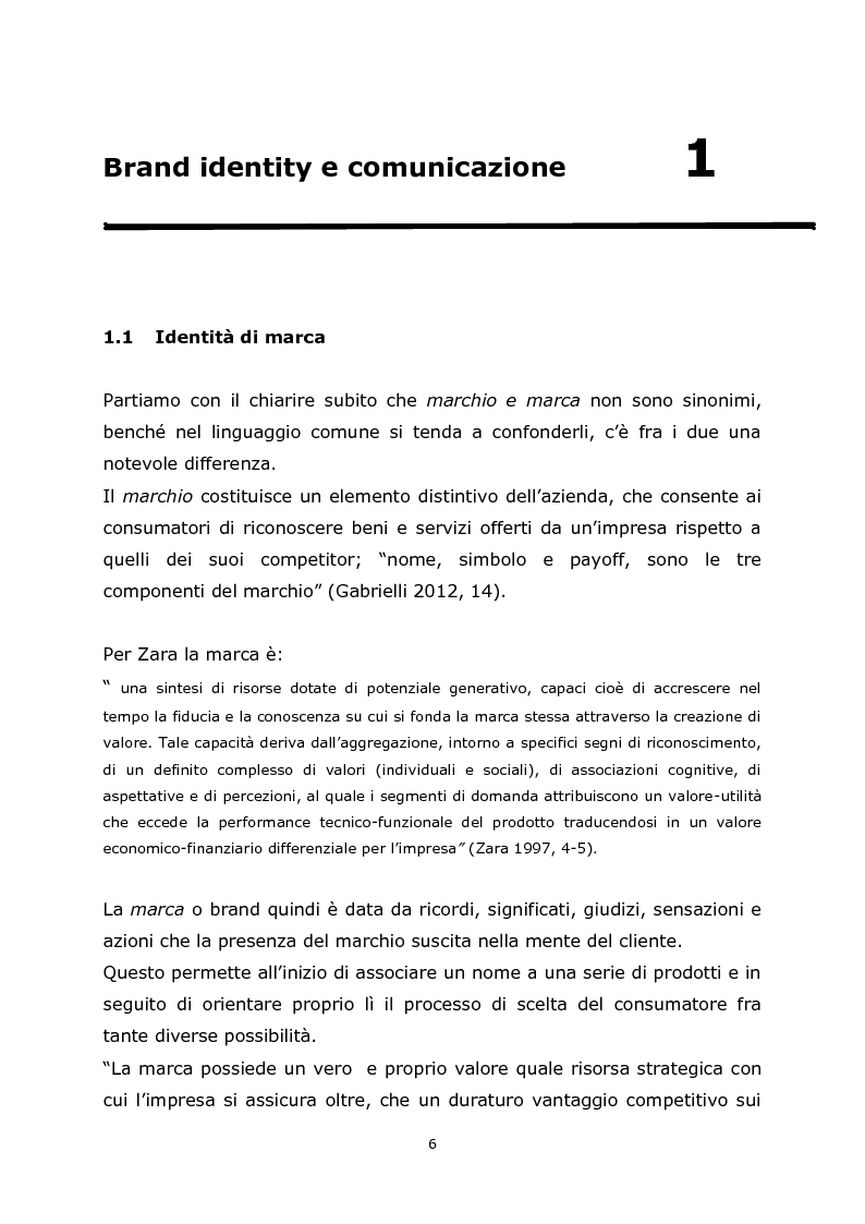 Anteprima della tesi: Comunicazione e pubblicità come fonte di valore per il marchio: il caso Guess, Pagina 5