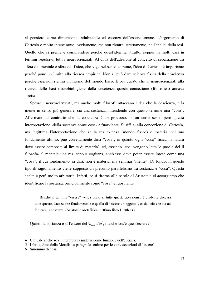 Anteprima della tesi: Neurobiologia e naturalismo. Una sintesi filosofica., Pagina 13