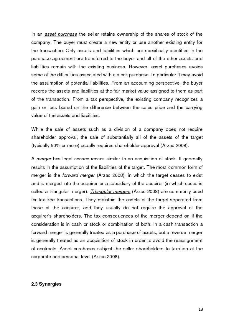 Estratto dalla tesi: Failures in Mergers and Acquisitions: the Daimler Chrysler case
