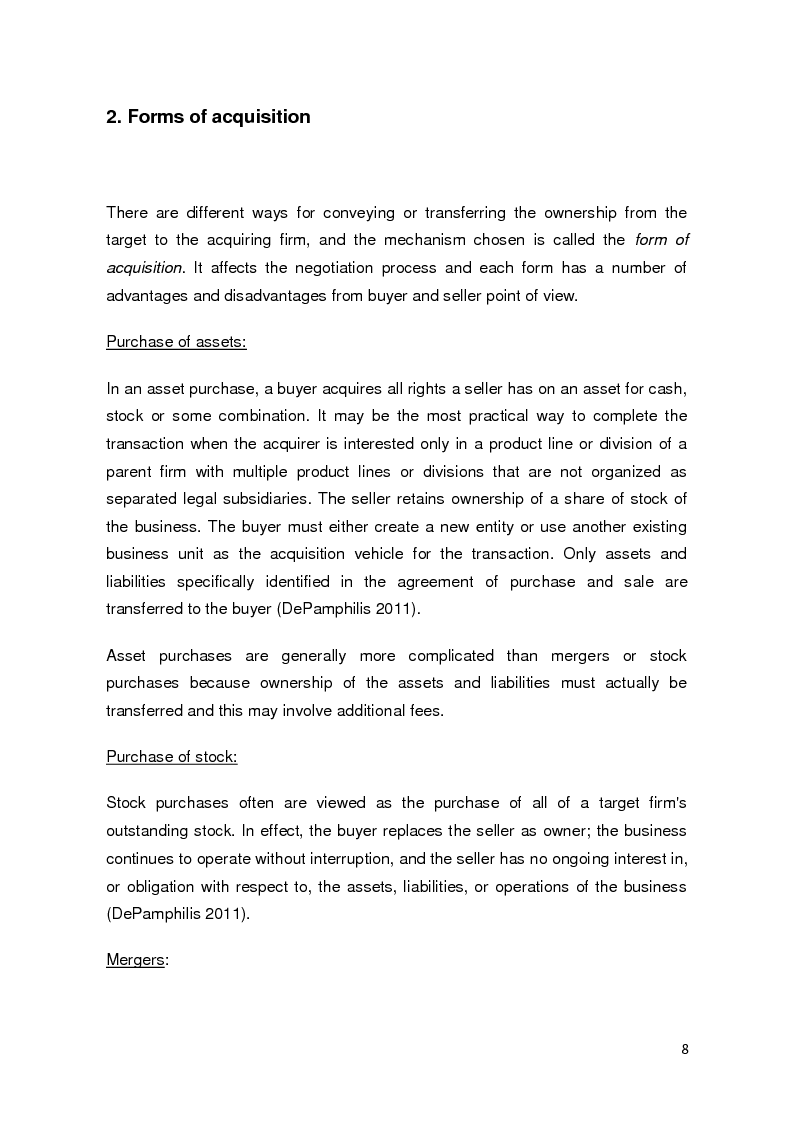 Anteprima della tesi: Failures in Mergers and Acquisitions: the Daimler Chrysler case, Pagina 5