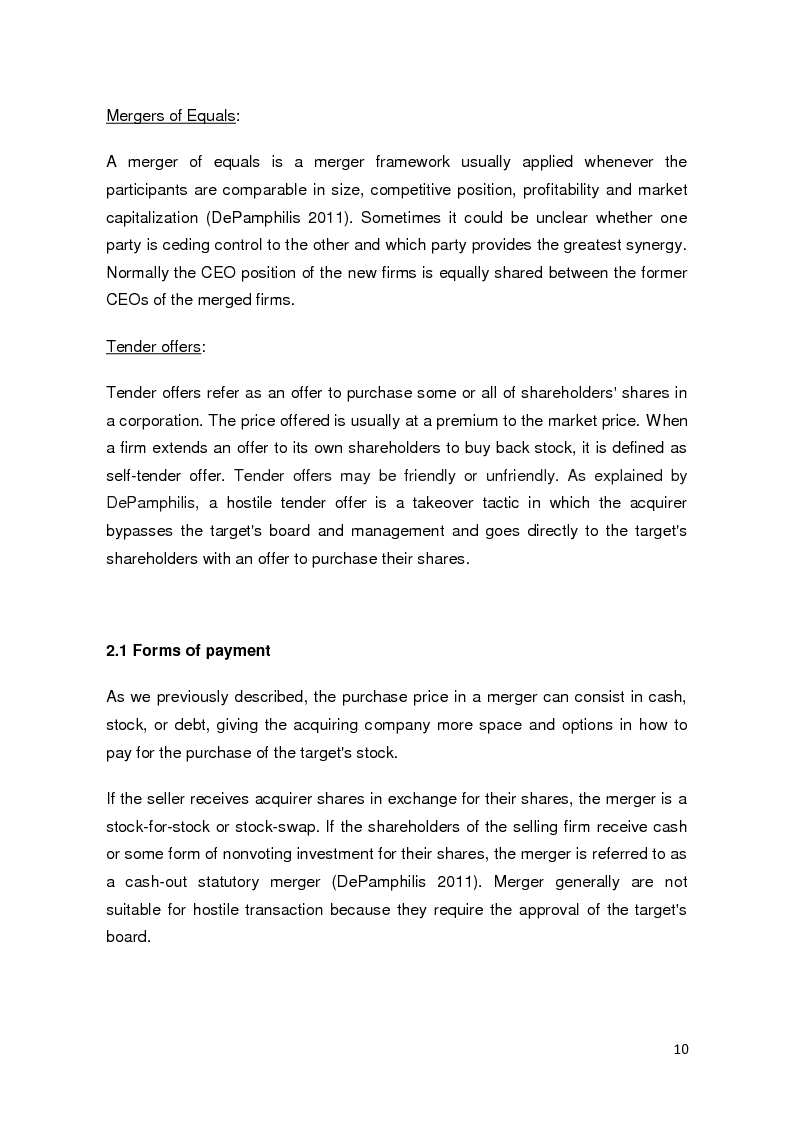 Anteprima della tesi: Failures in Mergers and Acquisitions: the Daimler Chrysler case, Pagina 7