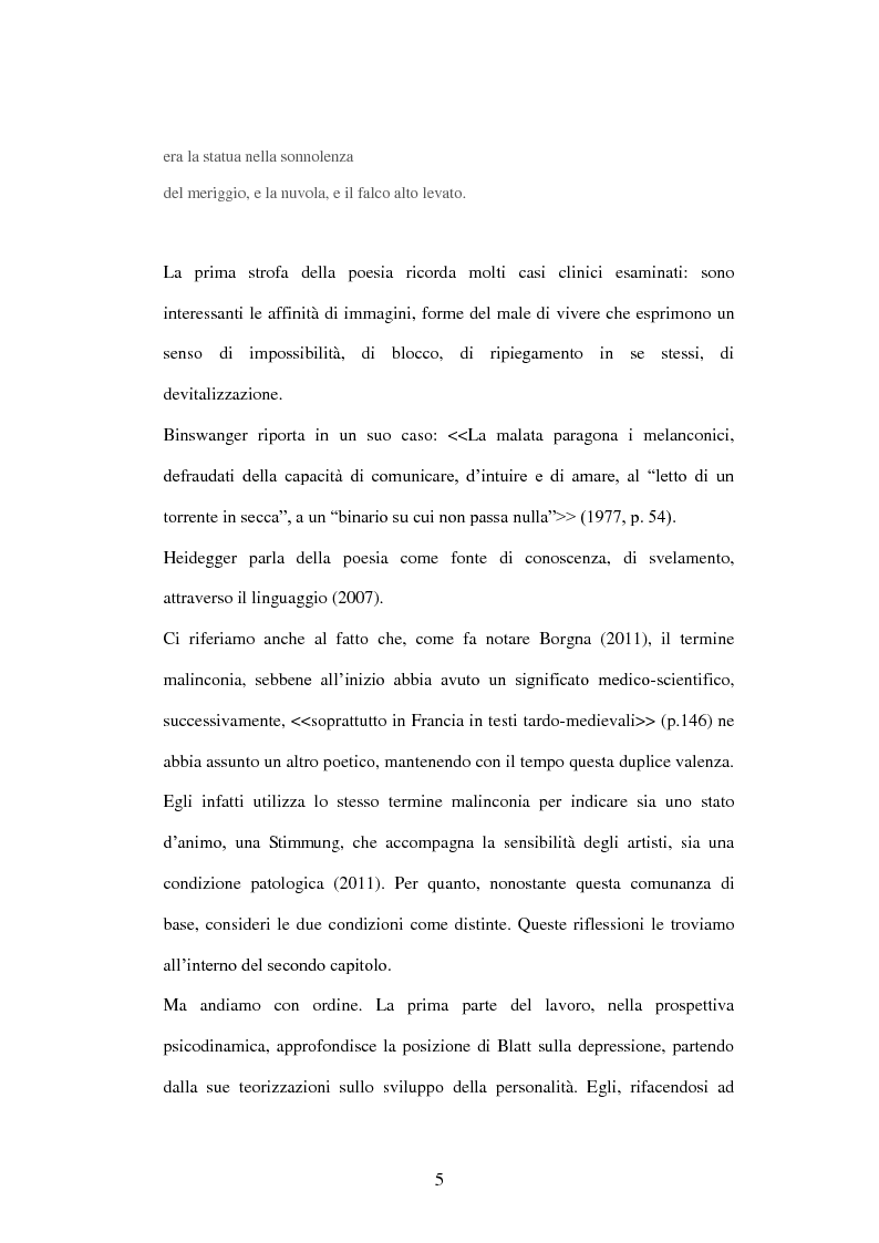 Anteprima della tesi: ''Spesso il male di vivere ho incontrato''. Prospettive sulla depressione a confronto, Pagina 3