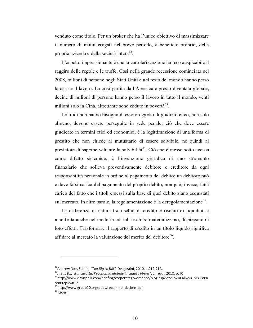 Anteprima della tesi: La crisi dei mutui subprime e il salvataggio delle banche americane , Pagina 11