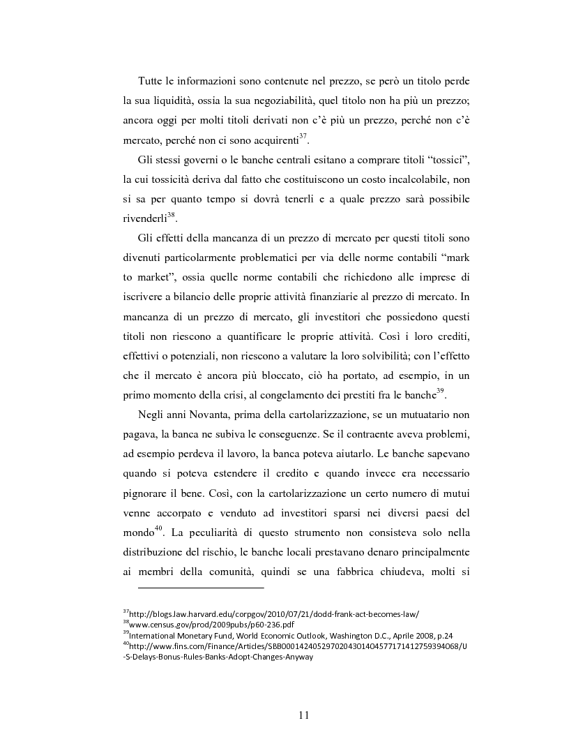 Anteprima della tesi: La crisi dei mutui subprime e il salvataggio delle banche americane , Pagina 12