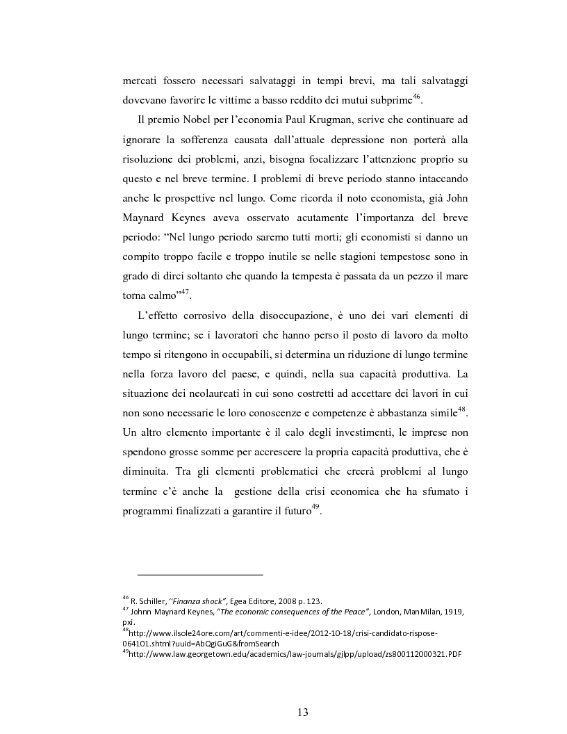 Anteprima della tesi: La crisi dei mutui subprime e il salvataggio delle banche americane , Pagina 14