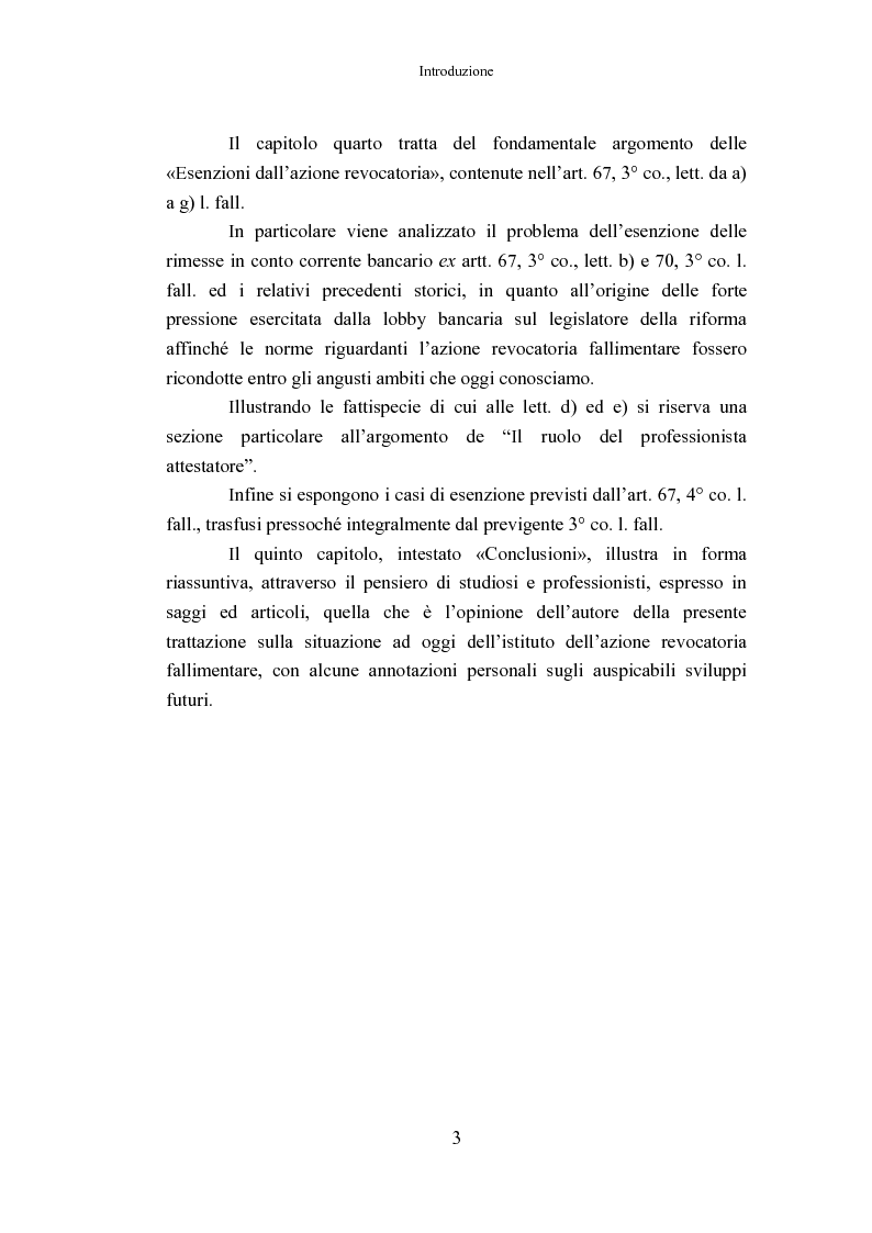 Anteprima della tesi: L'Azione Revocatoria Fallimentare dopo la Riforma, Pagina 4