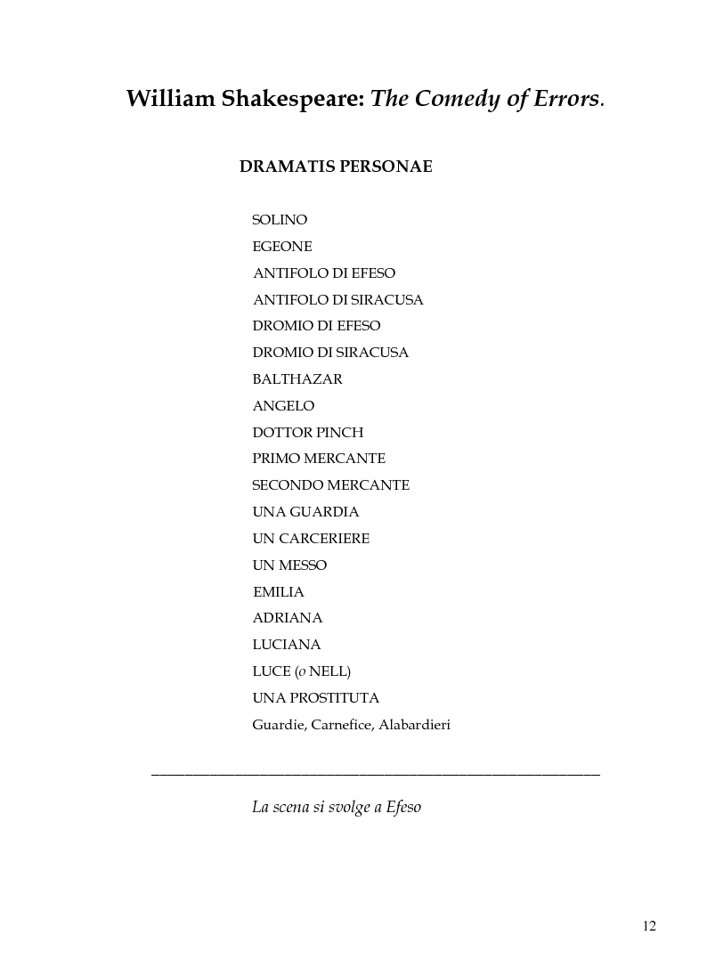 Anteprima della tesi: Il gioco degli specchi: da Plauto a Wilde il doppio è in scena, Pagina 12