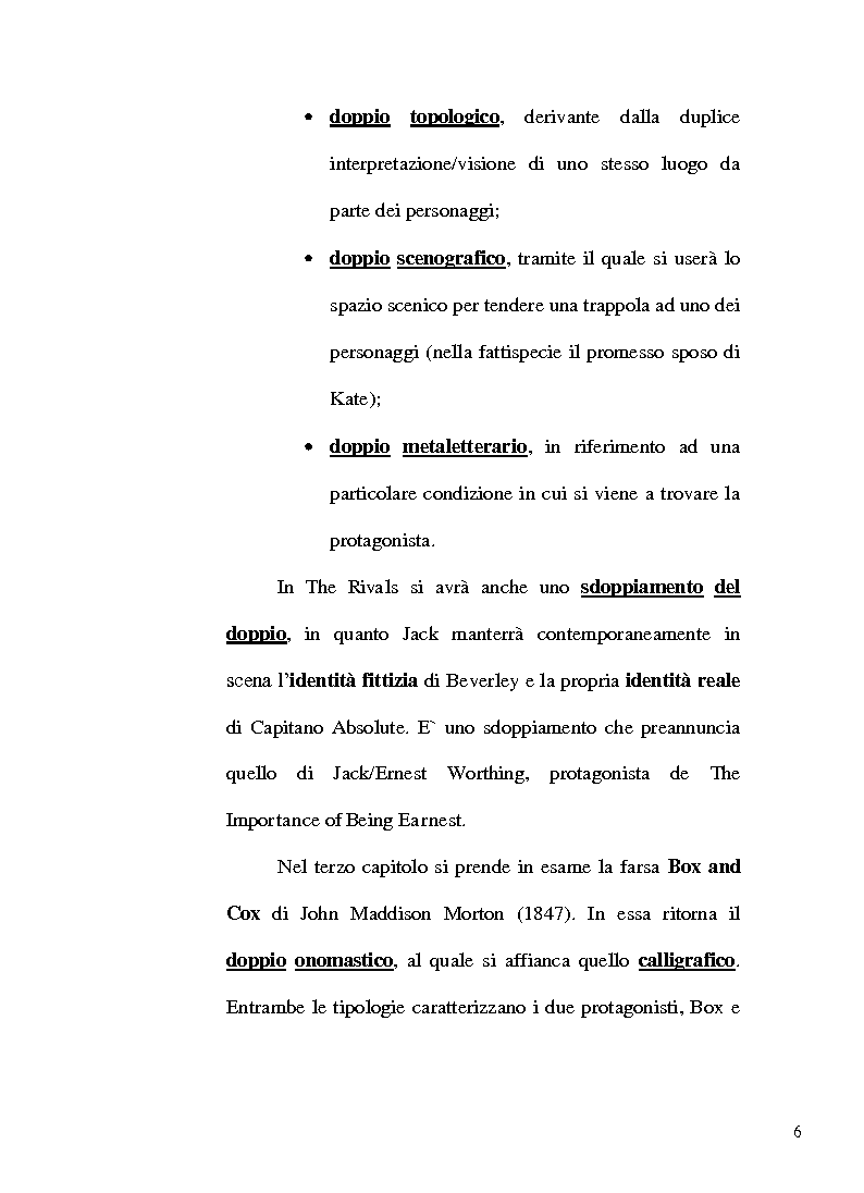 Anteprima della tesi: Il gioco degli specchi: da Plauto a Wilde il doppio è in scena, Pagina 6