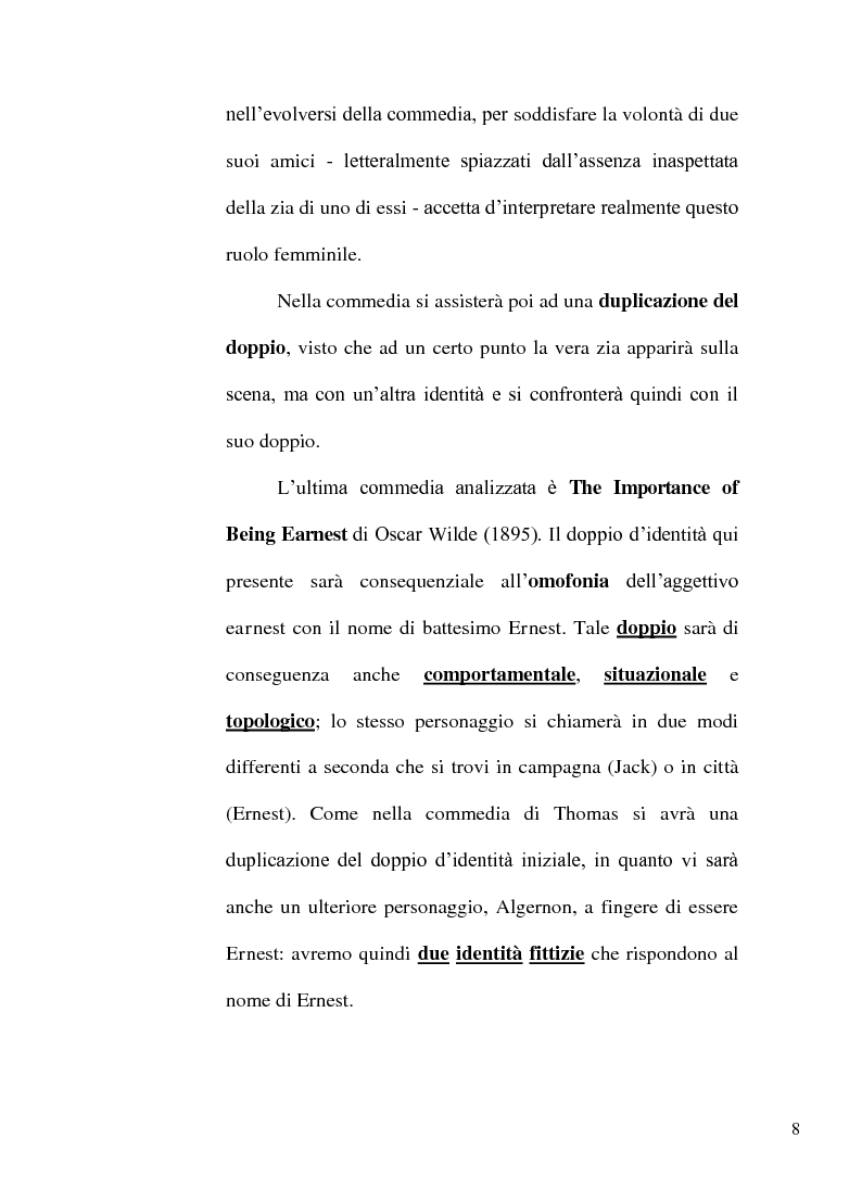 Anteprima della tesi: Il gioco degli specchi: da Plauto a Wilde il doppio è in scena, Pagina 8
