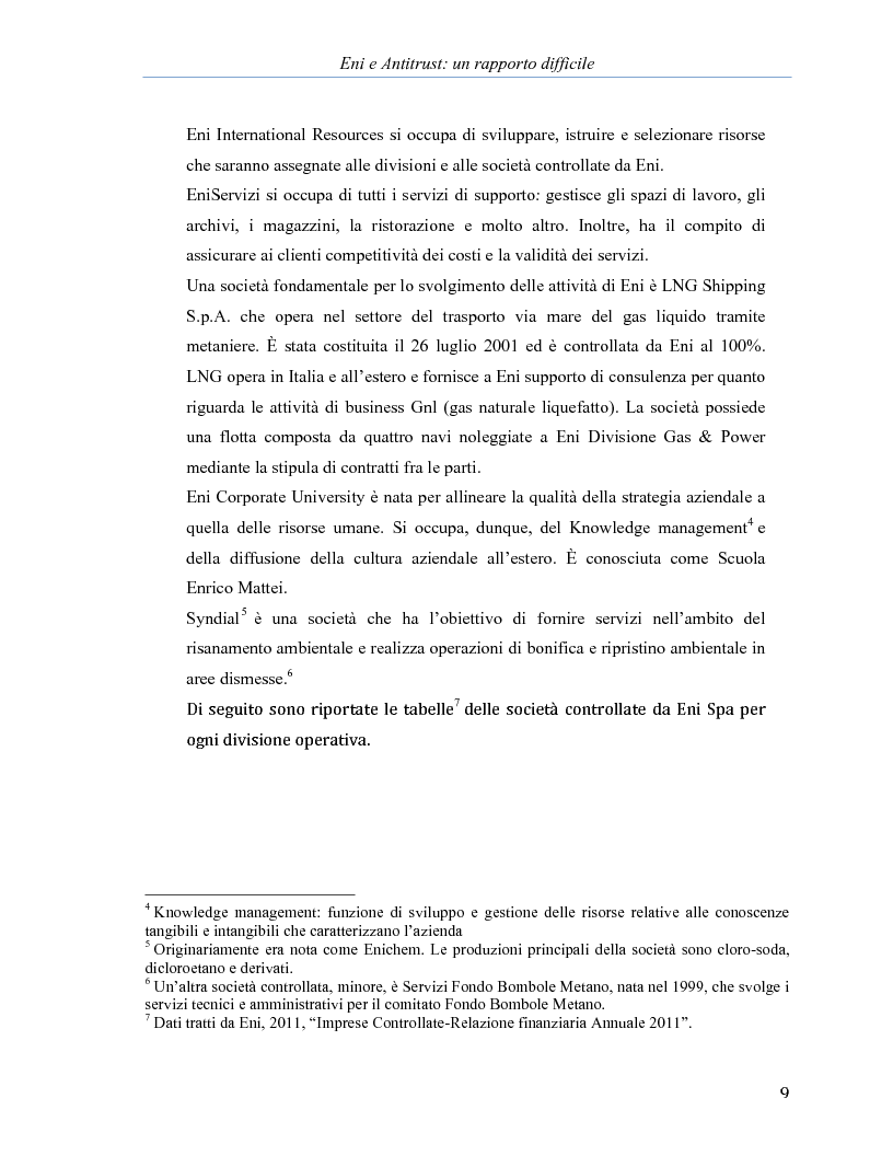 Anteprima della tesi: Eni e Antitrust: un rapporto difficile, Pagina 6