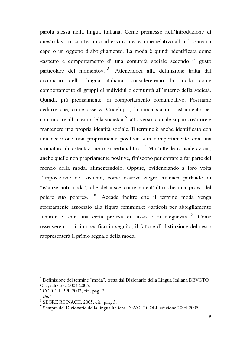 Anteprima della tesi: La comunicazione del sistema moda: dai linguaggi tradizionali al fashion film, Pagina 6