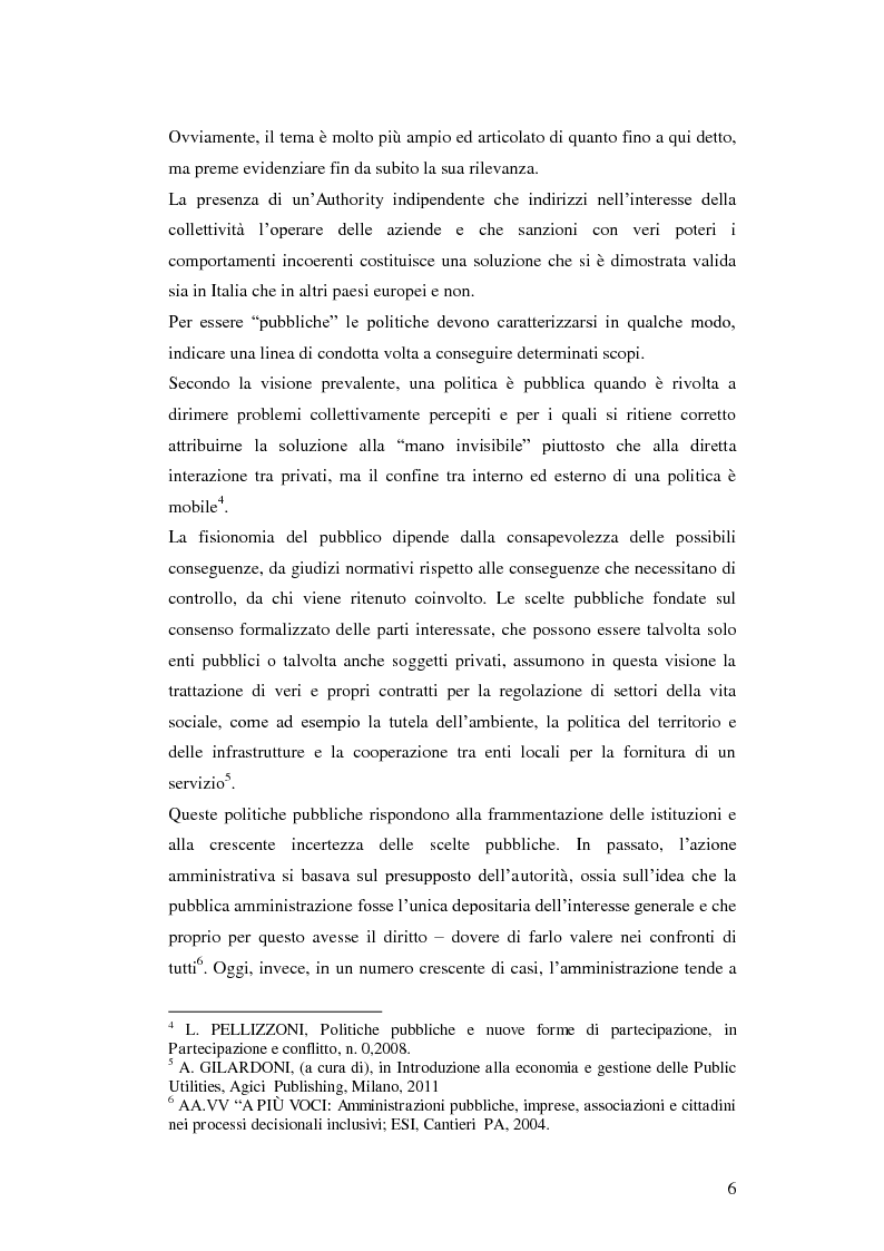 Anteprima della tesi: Privatizzazione e liberalizzazione dei servizi pubblici: un'analisi del caso CAFC S.p.A., Pagina 4