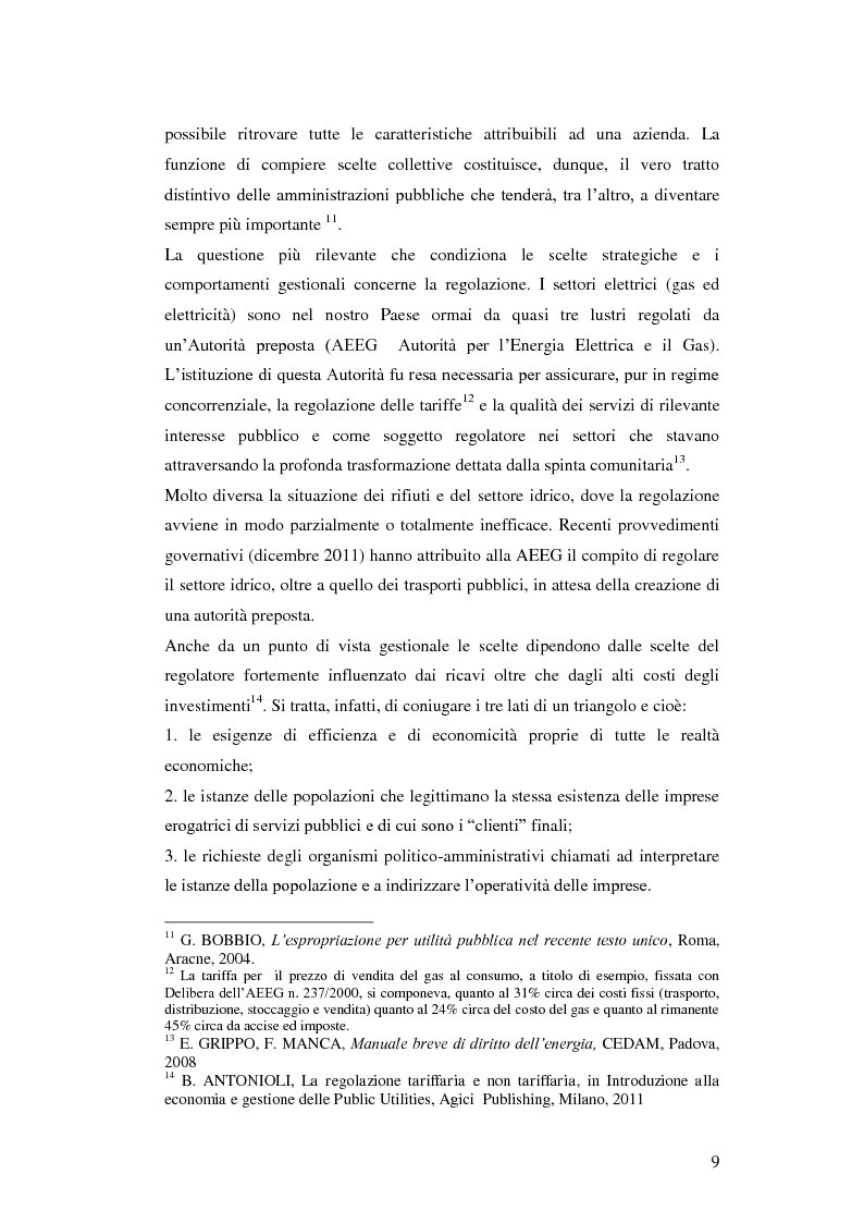 Anteprima della tesi: Privatizzazione e liberalizzazione dei servizi pubblici: un'analisi del caso CAFC S.p.A., Pagina 7