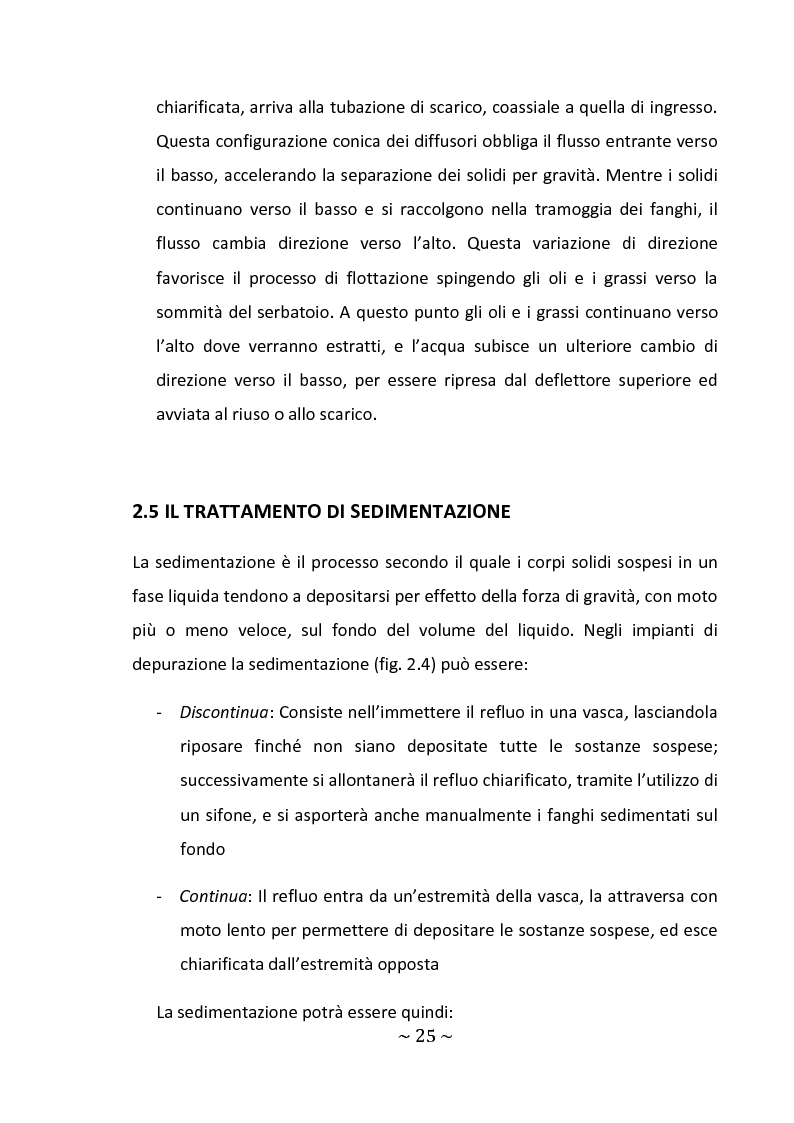 Estratto dalla tesi: Aspetti gestionali di un impianto di depurazione di acque reflue civili