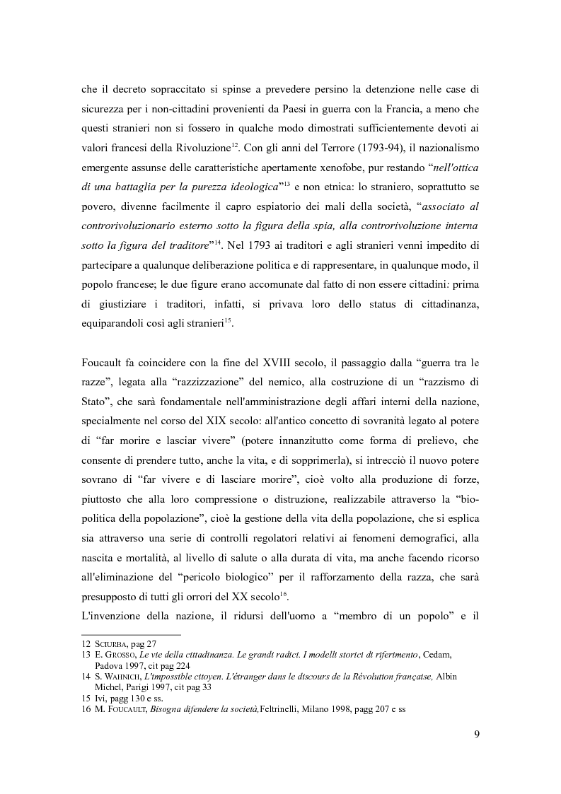 Anteprima della tesi: I centri di detenzione amministrativa per migranti: il controllo sociale dell'immigrazione, Pagina 7