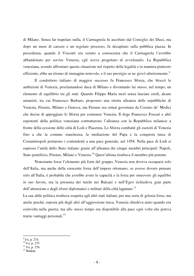Anteprima della tesi: ''Casta'', ''Cortigiana'', ''Giusta'': Mito e Antimito della Serenissima nel Merchant of Venice di William Shakespeare, Pagina 4