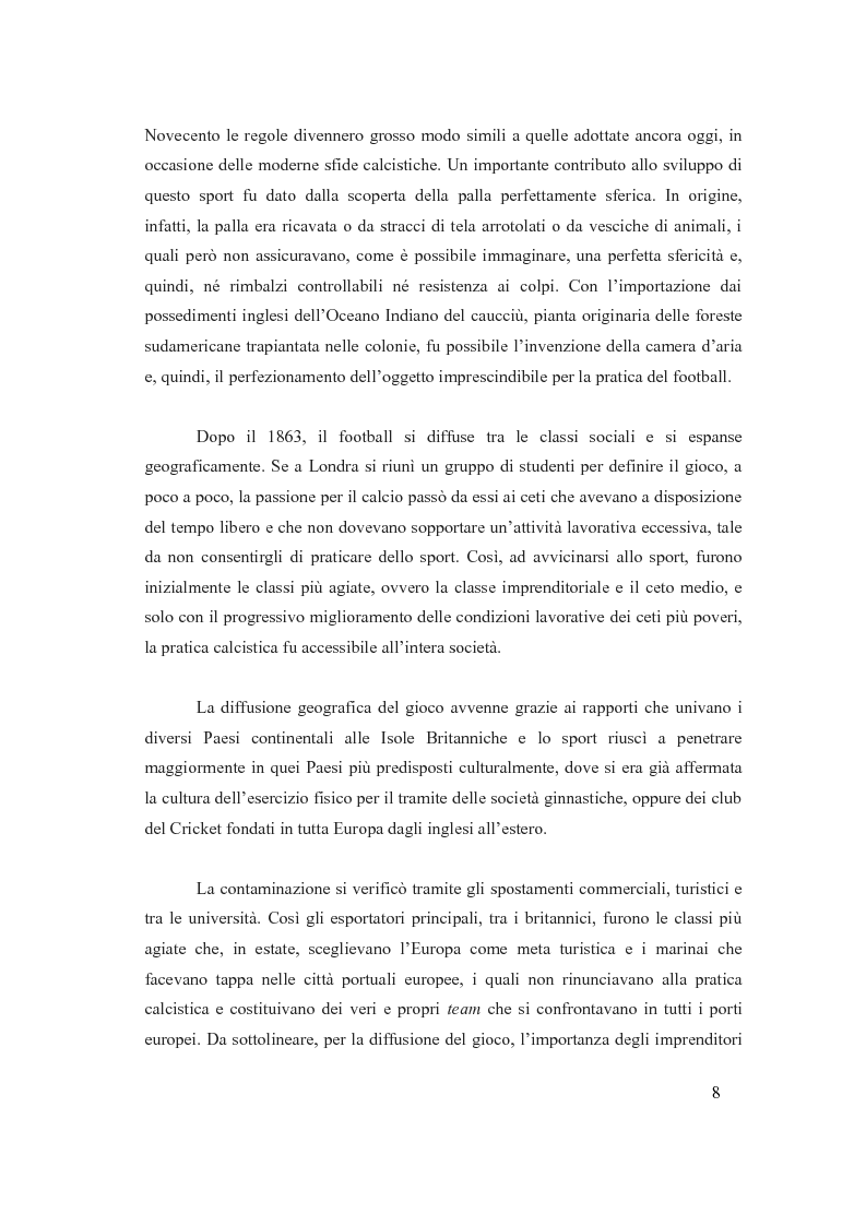 Anteprima della tesi: L’Esperienza dell’Unione Libera Italiana del Calcio e il football in Italia prima del fascismo, Pagina 6