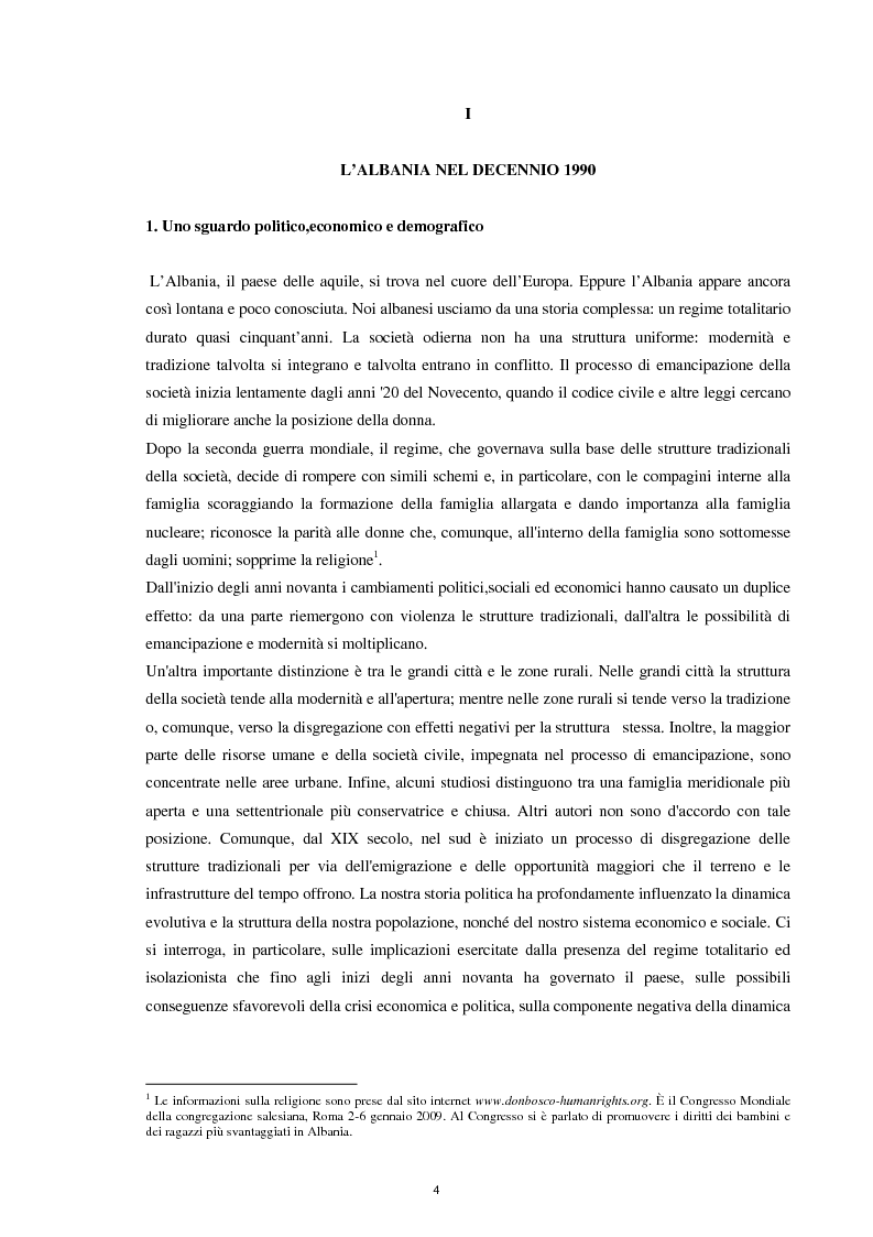 Anteprima della tesi: Economia, Societa, Turismo. L'Albania del XX Secolo, Pagina 3