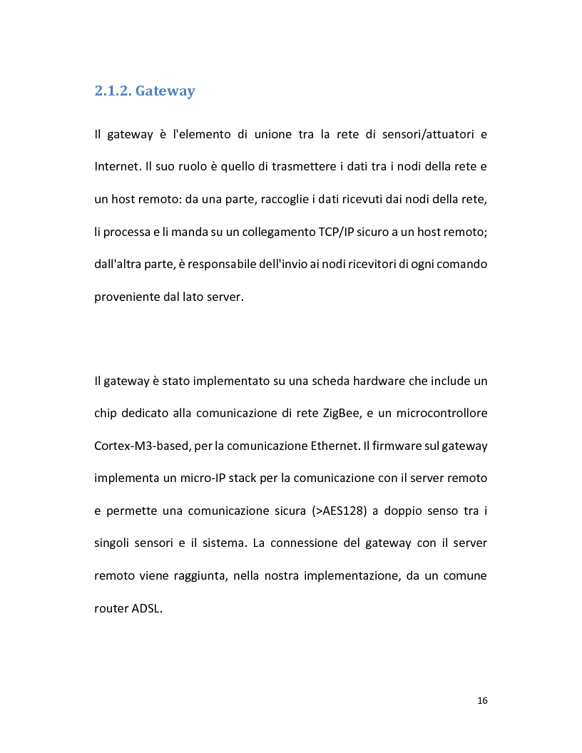 Anteprima della tesi: Progettazione e sviluppo di un'applicazione web per la configurazione e la visualizzazione di un sistema domotico basato su protocollo Zigbee, Pagina 11