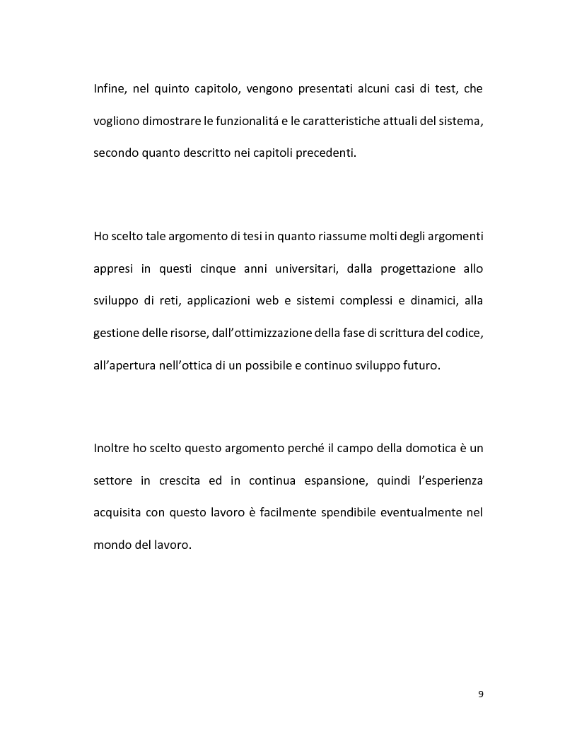 Anteprima della tesi: Progettazione e sviluppo di un'applicazione web per la configurazione e la visualizzazione di un sistema domotico basato su protocollo Zigbee, Pagina 4