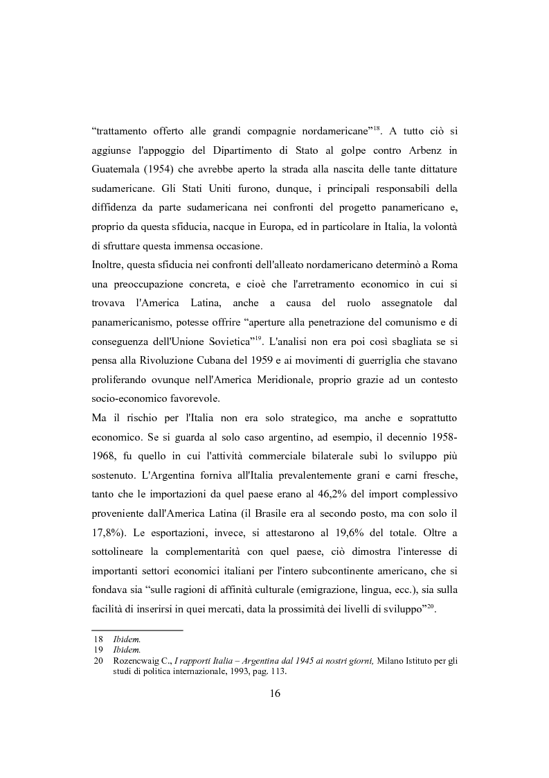 Anteprima della tesi: I rapporti tra Italia e Argentina dalla fine della dittatura fino al Gran Trattato del 1987, Pagina 14
