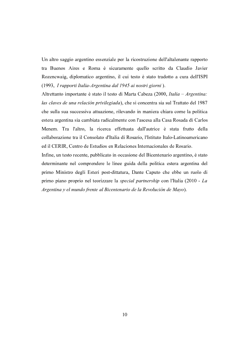 Anteprima della tesi: I rapporti tra Italia e Argentina dalla fine della dittatura fino al Gran Trattato del 1987, Pagina 8