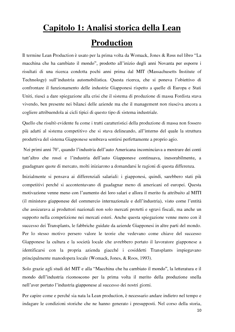 Anteprima della tesi: Principi e tecniche di Lean Management applicate alla sanità: il caso dell'azienda sanitaria di Firenze, Pagina 5
