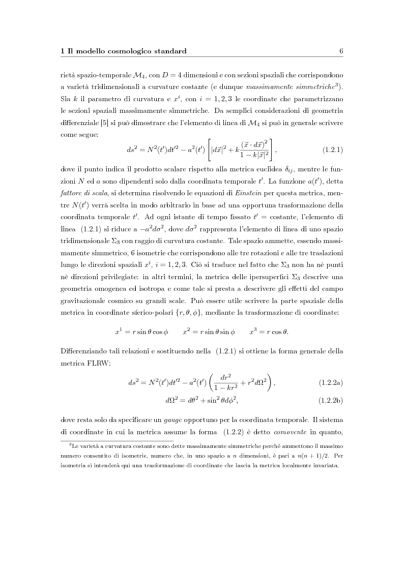 Anteprima della tesi: Universo anisotropo e polarizzazione della radiazione cosmica di fondo, Pagina 10