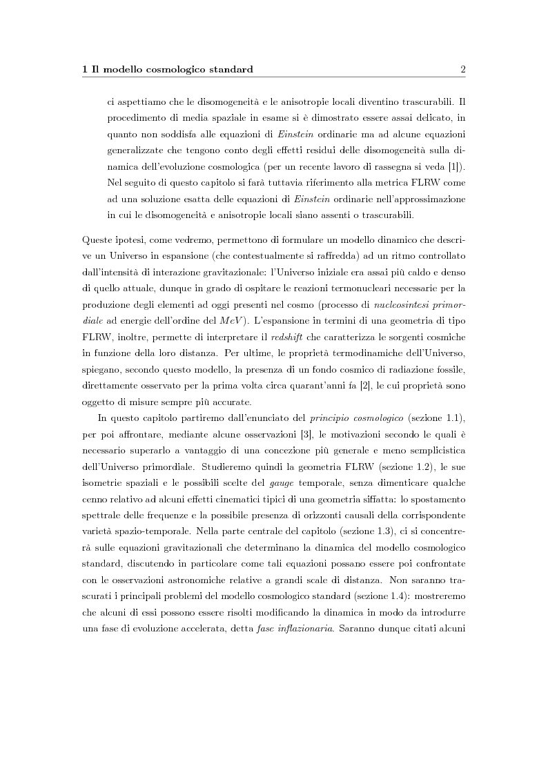 Anteprima della tesi: Universo anisotropo e polarizzazione della radiazione cosmica di fondo, Pagina 6
