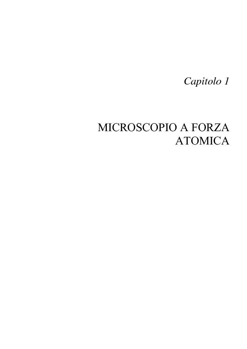 Anteprima della tesi: Utilizzo di microleve in silicio per applicazioni biosensoristiche, Pagina 5