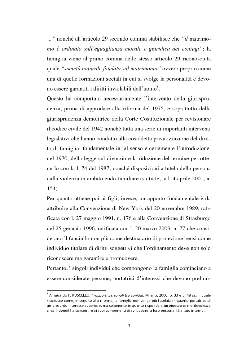 Anteprima della tesi: Illeciti endofamiliari tra dogmatica giuridica e coscienza sociale, Pagina 5