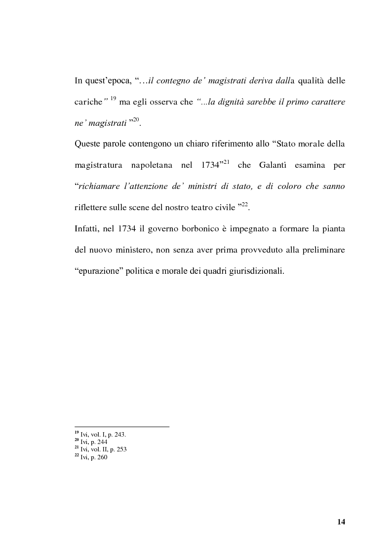 Anteprima della tesi: Criteri di reclutamento dei magistrati nel regno di Napoli durante il periodo borbonico, Pagina 9