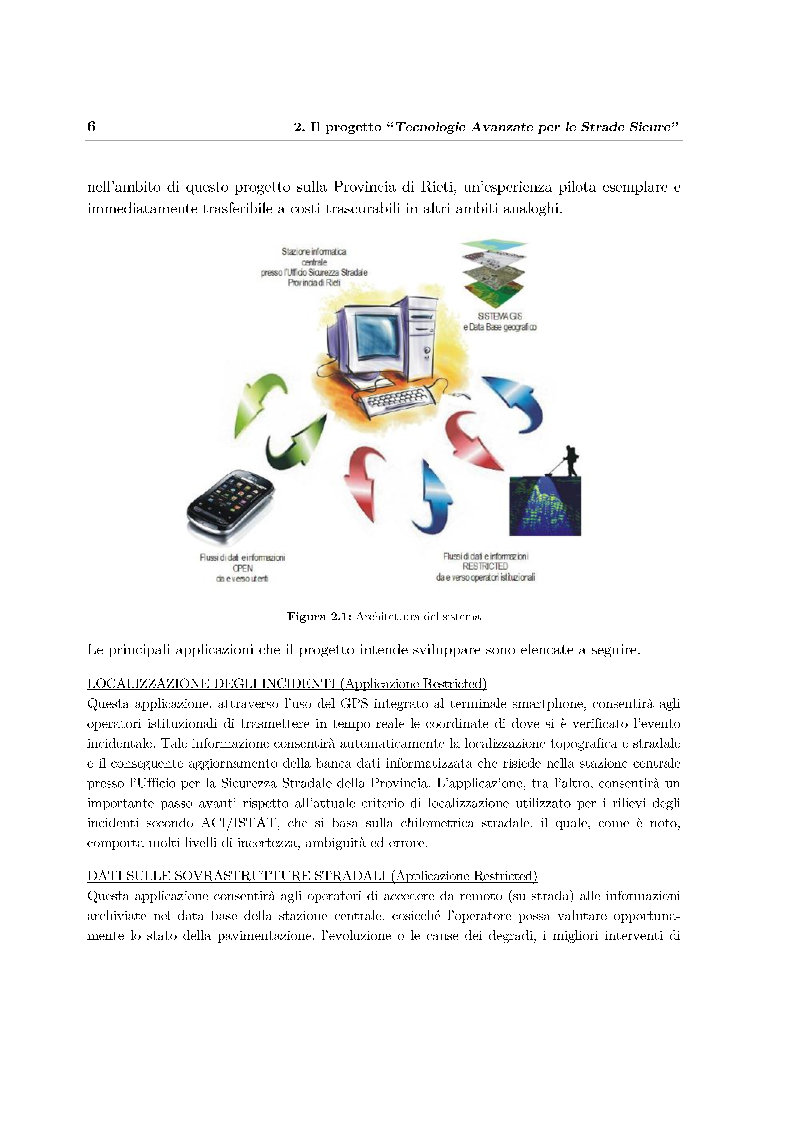 Anteprima della tesi: Ricostruzione planimetrica automatica di tracciati stradali a partire da dati GPS finalizzata a meccanismi di assistenza alla guida, Pagina 6