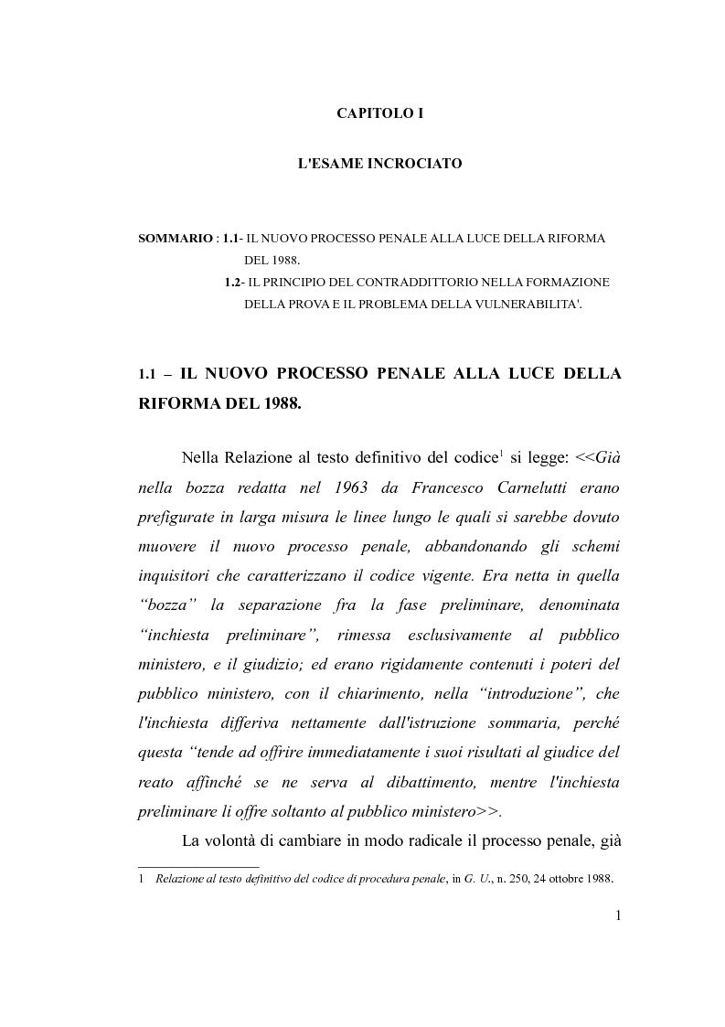 Anteprima della tesi: L'esame incrociato della persona offesa minorenne, Pagina 3