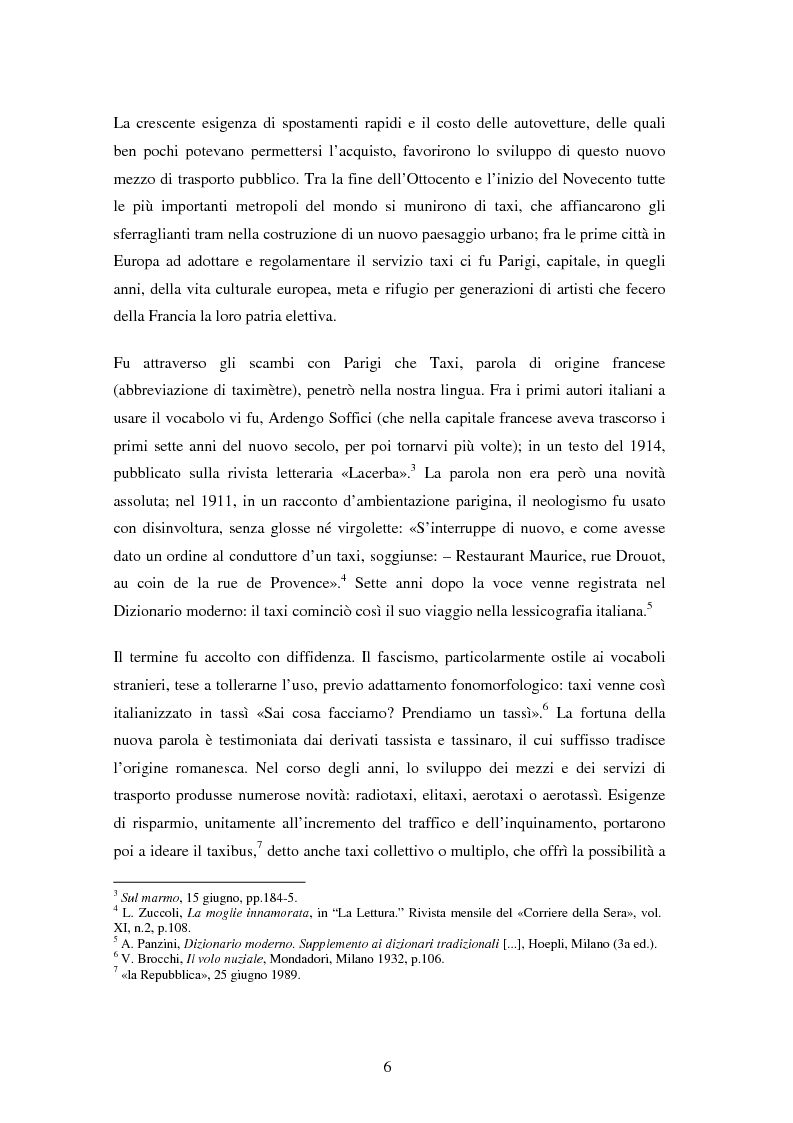 Anteprima della tesi: Alla ricerca di una città sostenibile. Il servizio taxi e il problema del traffico a Roma da Rutelli a Veltroni: riforme attuate e riforme tentate (1994-2007), Pagina 3