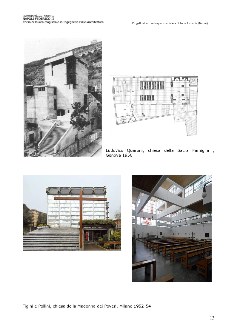 Anteprima della tesi: Progetto di un centro parrocchiale a Pollena Trocchia (Napoli), Pagina 6